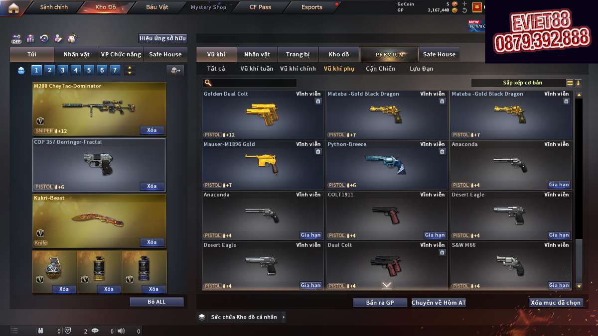 shop acc cf uy tin gia re